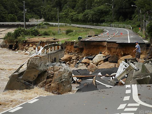 Wetterextreme auch in Japan