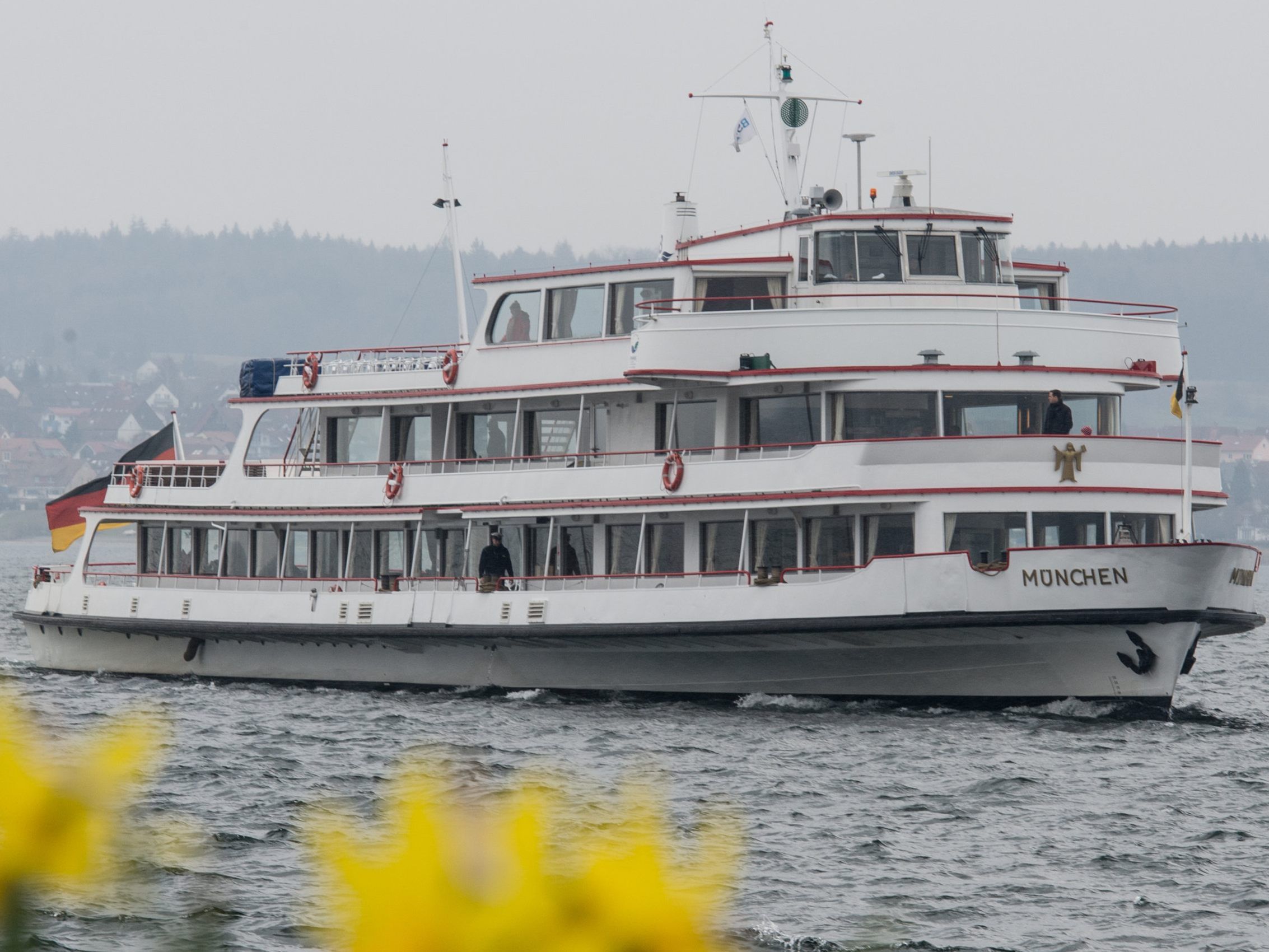 Passagierschiffe auf dem Bodensee können nicht mehr jede haltestelle ohne Probleme anfahren.