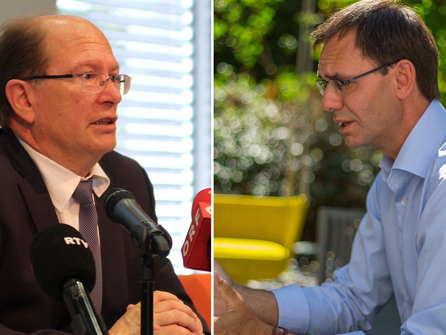 Gerhard E. Blum und LH Markus Wallner wünschen sich beide eine Rückkehr zu alten Umgangsformen in der Sozialpartnerschaft.