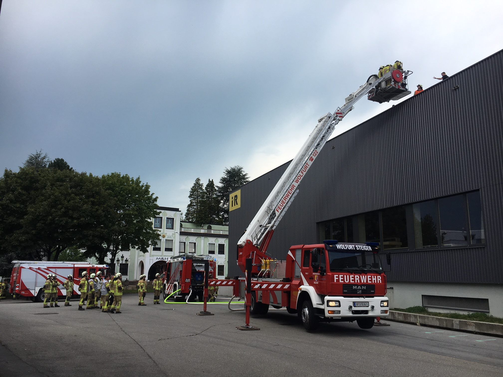 Die Feuerwehr wurde am Mittwoch zu einem Einsatz in Lauterach gerufen.