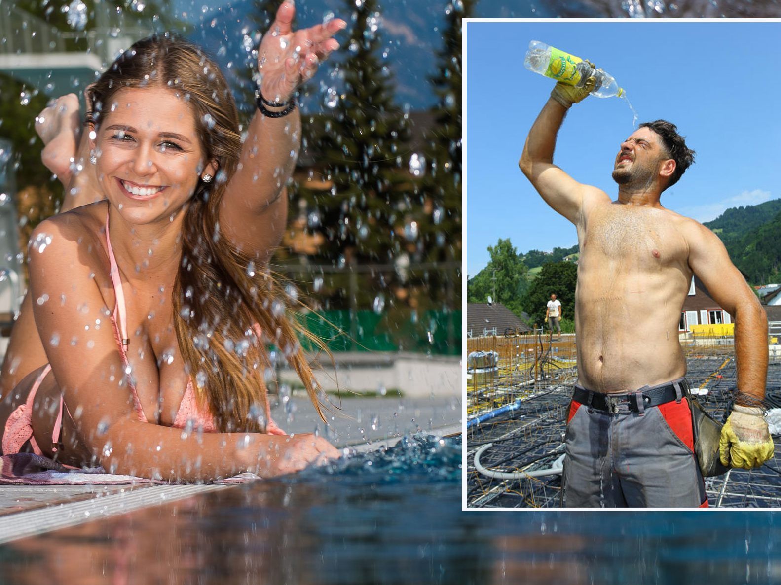 Temperaturen kletten auf über 30 Grad