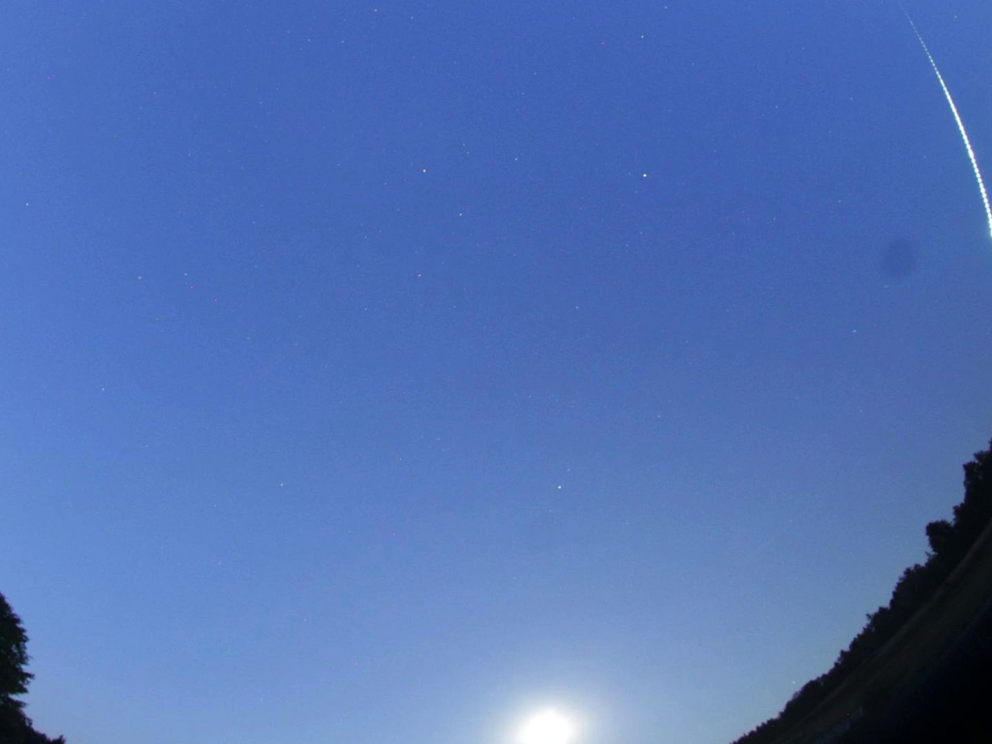 Der Meteor schlug im Landkreis Bamberg ein.