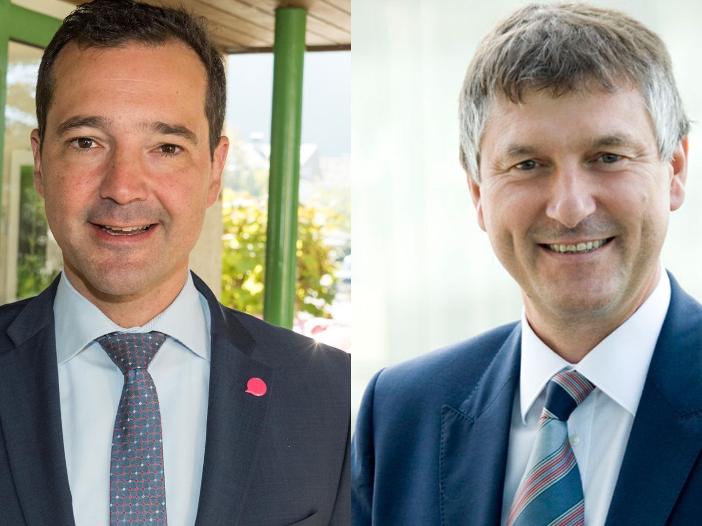 Gerald Loacker (NEOS) und Manfred Brunner (VGKK-Obmann).