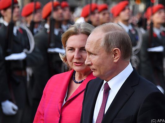 Österreichs Umgang mit Putin wird von der Ukraine nicht goutiert