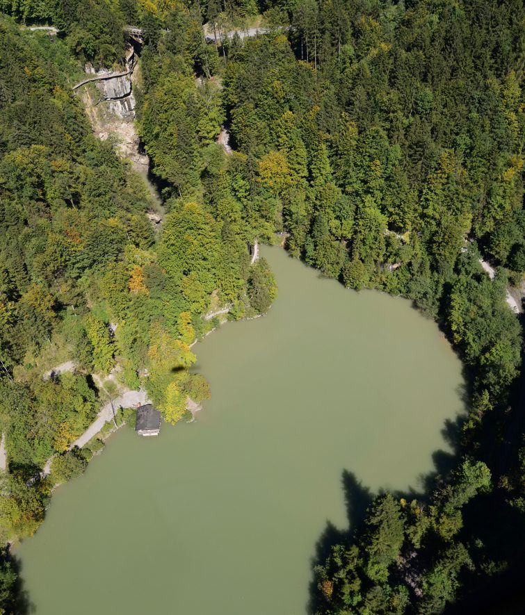 Der Staufersee droht zu verlanden.