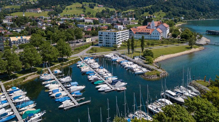 In Lochau mussten bisher lediglich zwei Boote verlegt werden.