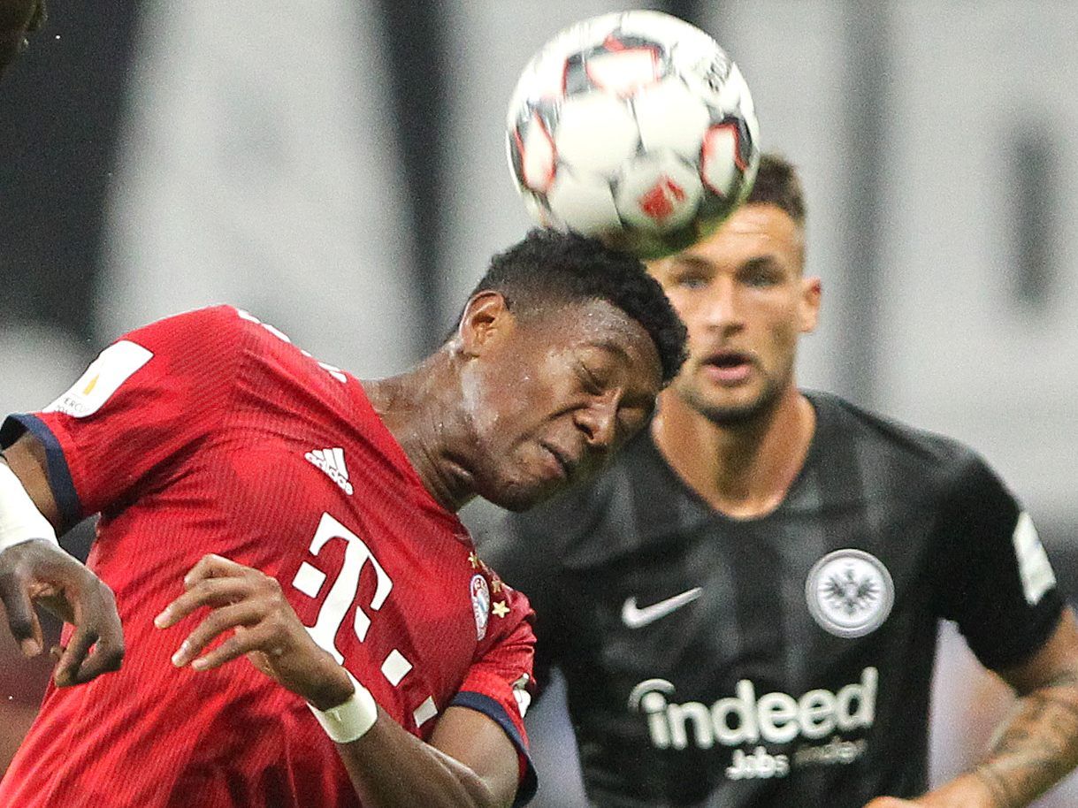 David Alaba verletzte sich im DFL-Supercup-Spiel gegen Frankfurt.