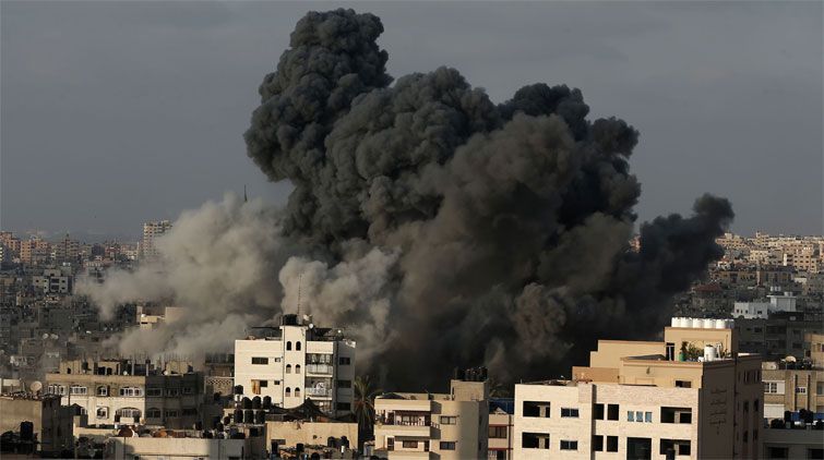 Drei Palästiner wurden beim Angriff auf Gaza-Stadt getötet.
