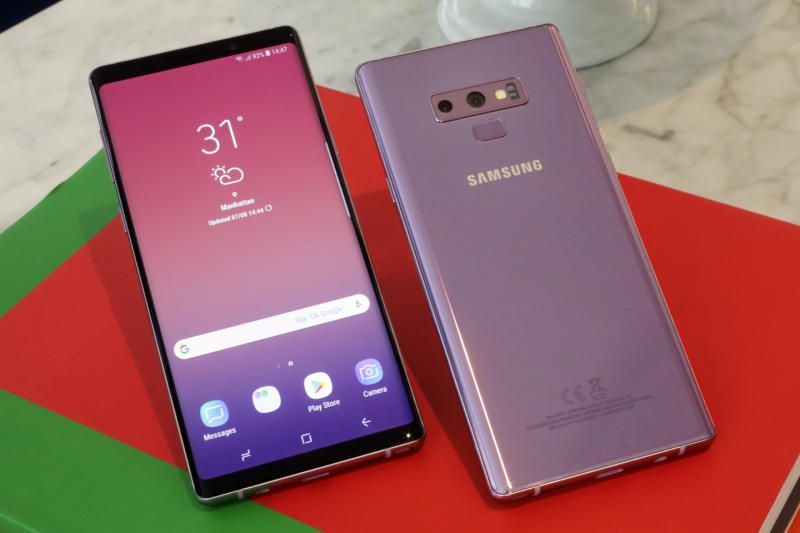The Samsung Galaxy Note 9