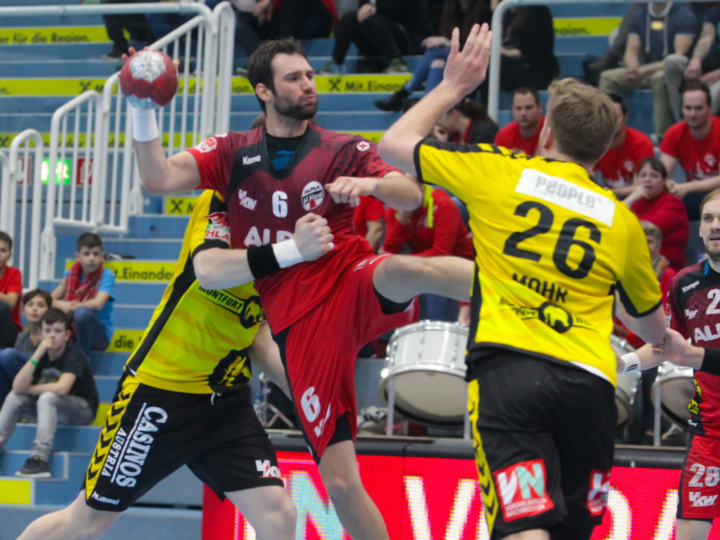 Ein Duell mit Tradition, Leidenschaft und Spitzen-Handball - Bregenz gegen Hard.