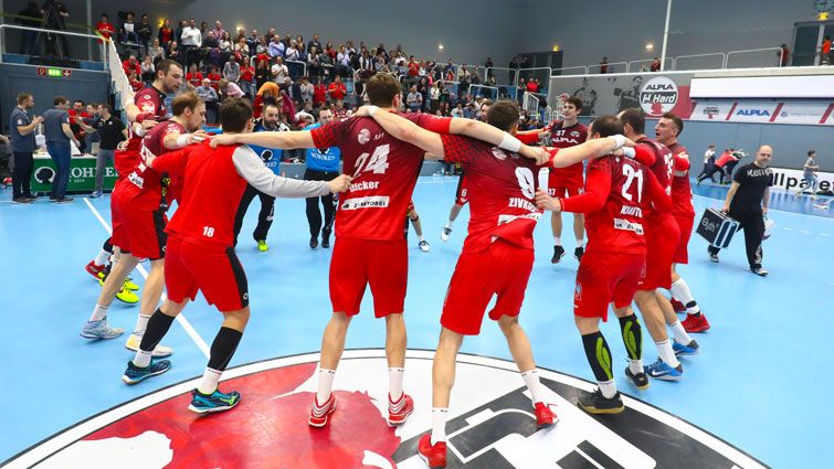 Szenen vom Derby im März 2018. Bild: VOL.AT/Klaus Hartinger