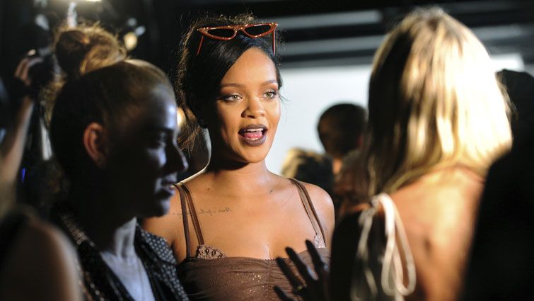Rihanna präsentierte bereits ihre zweite Kollektion. Bild: AP
