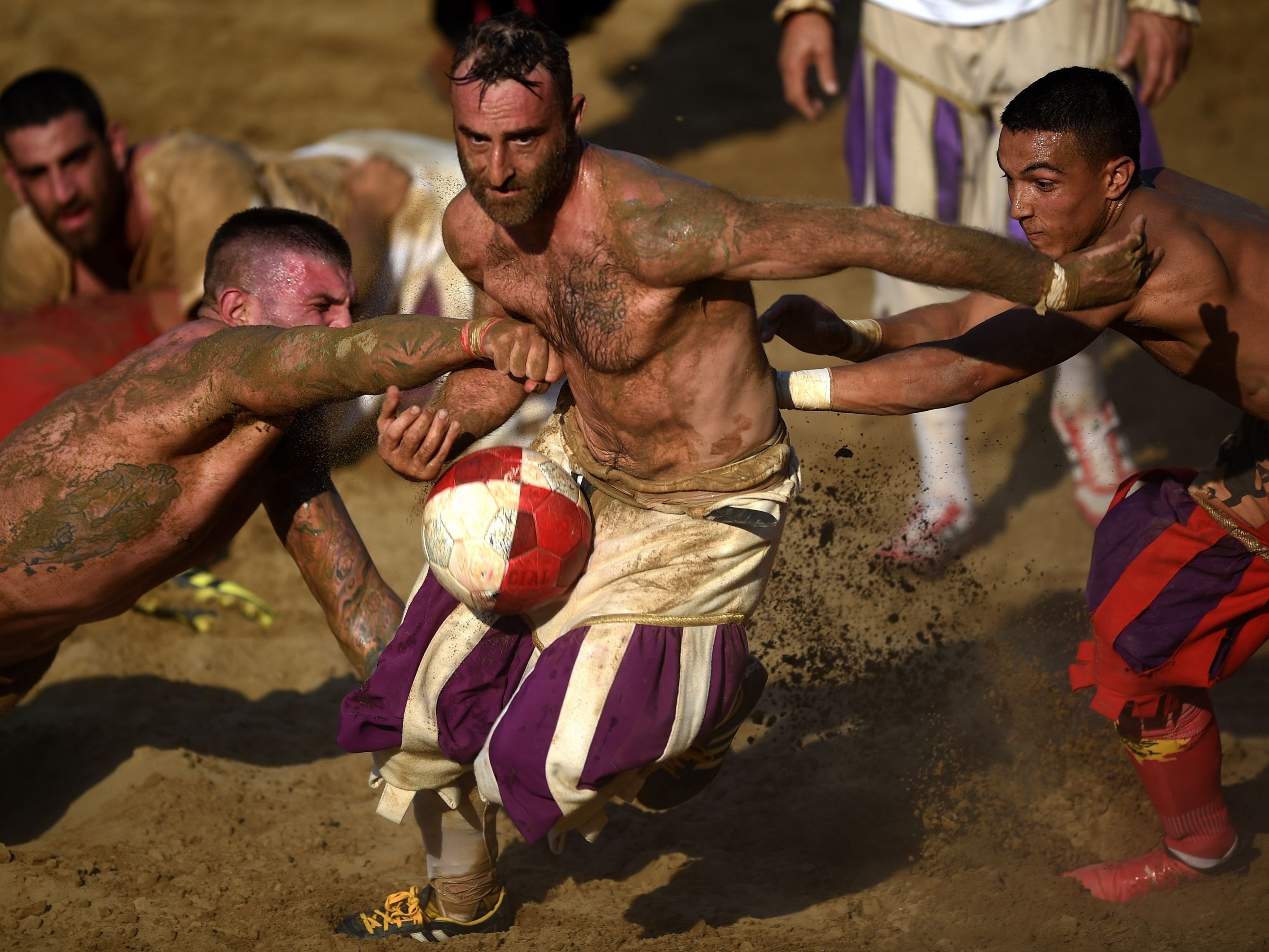 "Calcio Storico" in Florenz.
