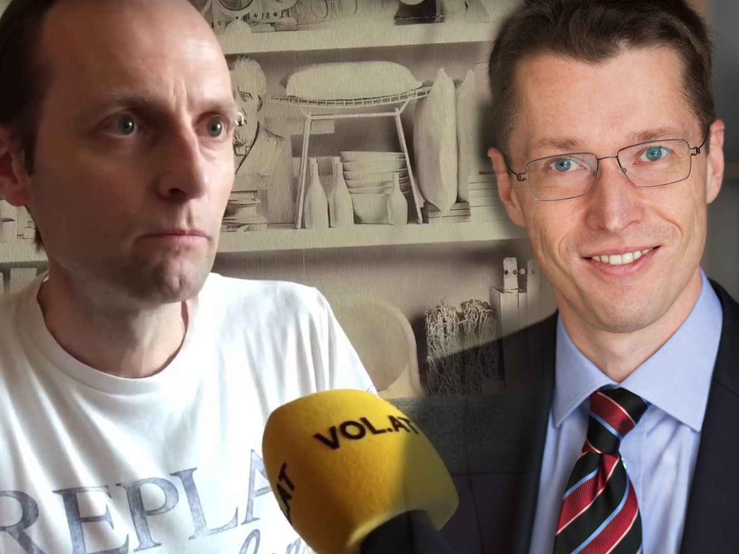 Gastronom Marcel Lerch und Anwalt Stefan Harg kämpfen wie 1.000 weitere Vorarlberger*innen für den Verbleib von Qamar Abbas im Ländle.