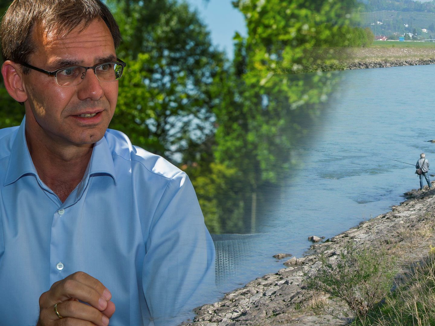 LAndeshauptmann Markus Wallner sieht die Wassergüte in Vorarlberg anders als Experten des WWF.