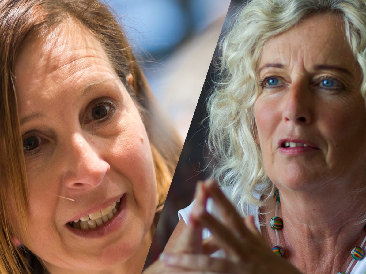 Die durchweg grünen Soziallandesrätinnen und -räte der westlichen Bundesländer: GAbriele Fischer (Tirol), Katharina Wiesflecker (Voralrberg) und Heinrich Schellhorn (Salzburg).