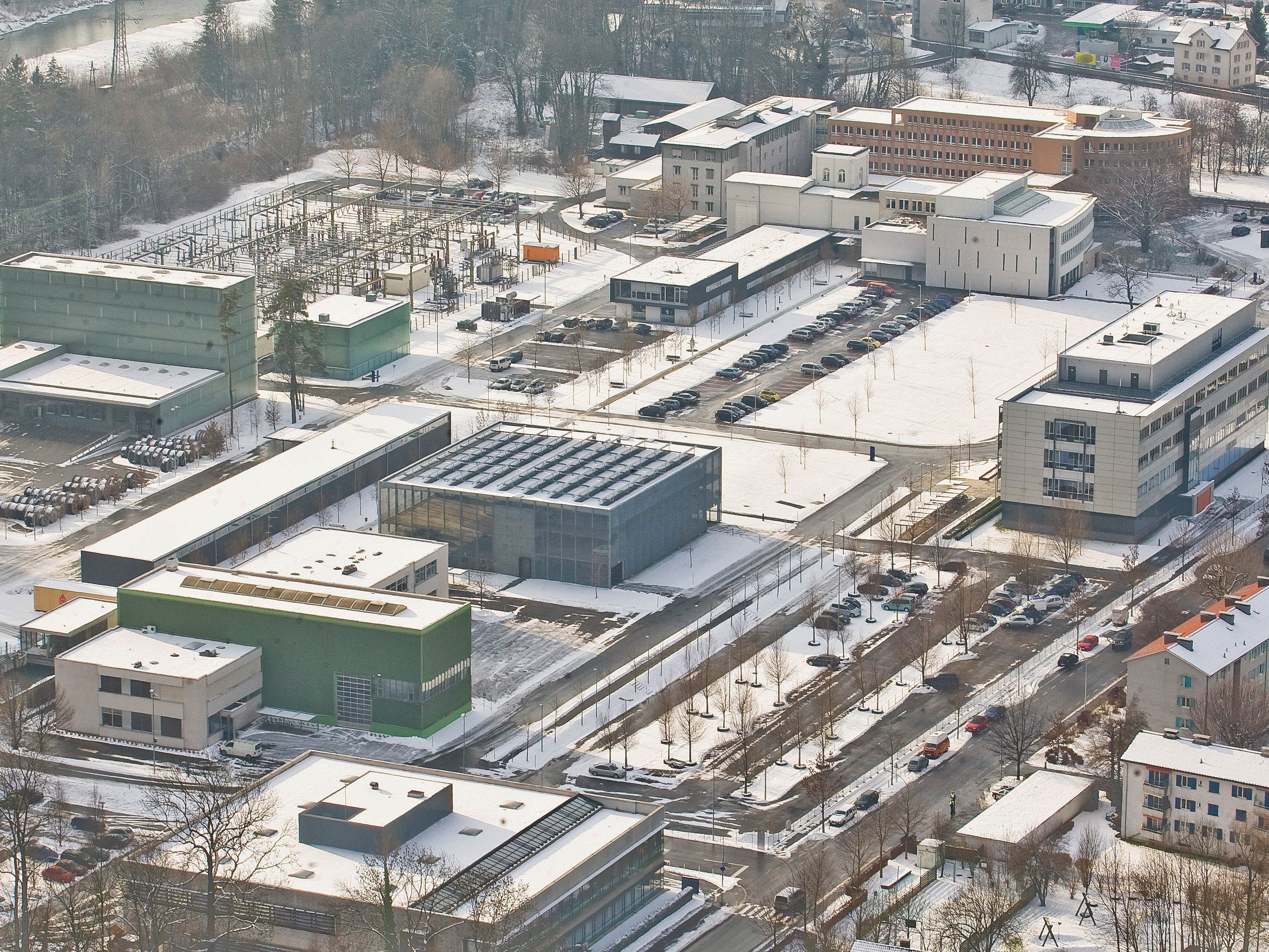 Das illwerke/VKW-Gebäude in Bregenz.