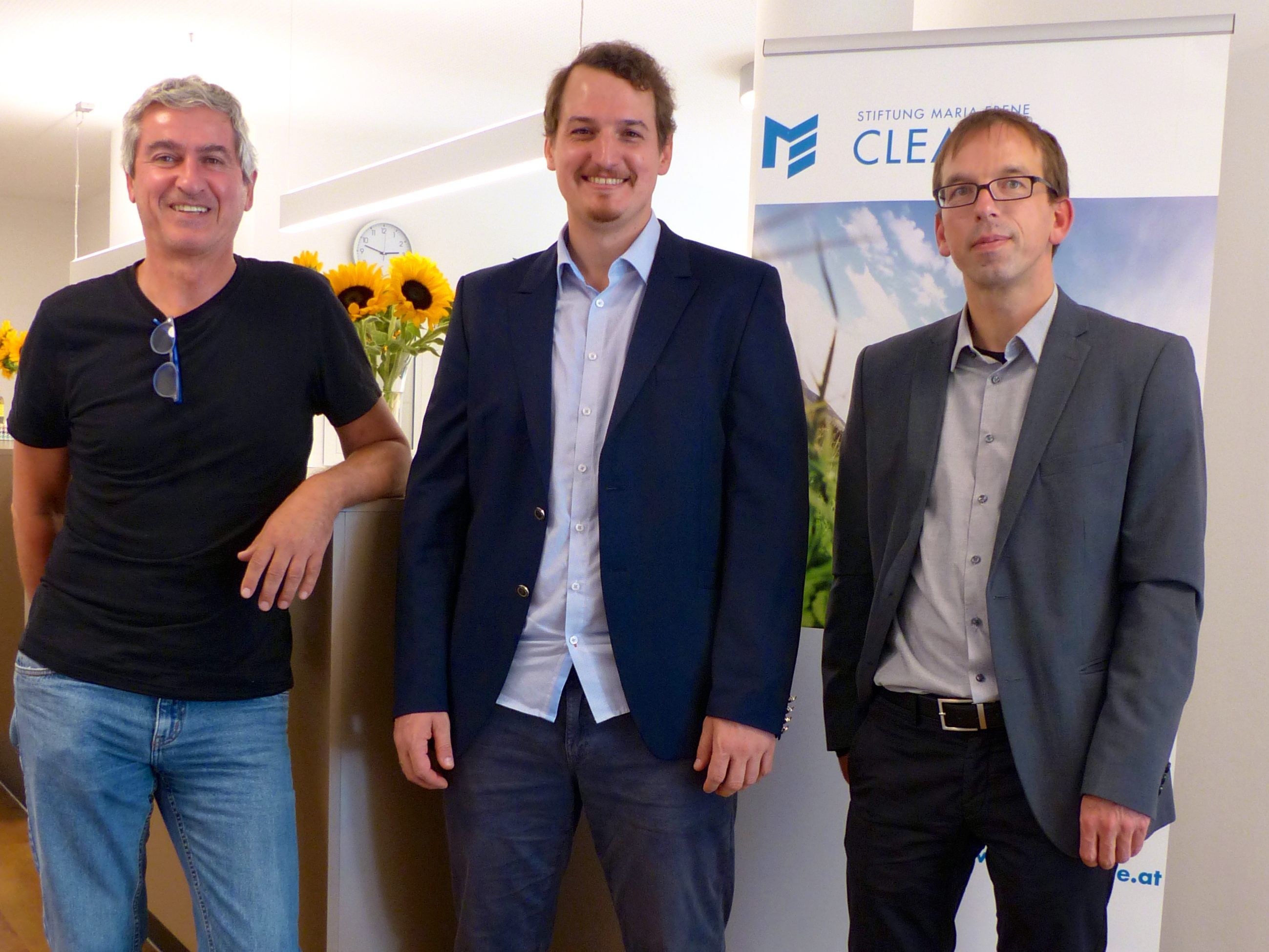 Eröffnung der neuen Abgabestelle des Clean Bregenz mit Mag. Michael Lipburger, Arbeitsbereich Substitutionsbehandlung, Mag. Wolfgang Grabher, Leiter des Clean Bregenz und dem Primar der Stiftung Maria Ebene, Dr. Michael Willis (v.l).