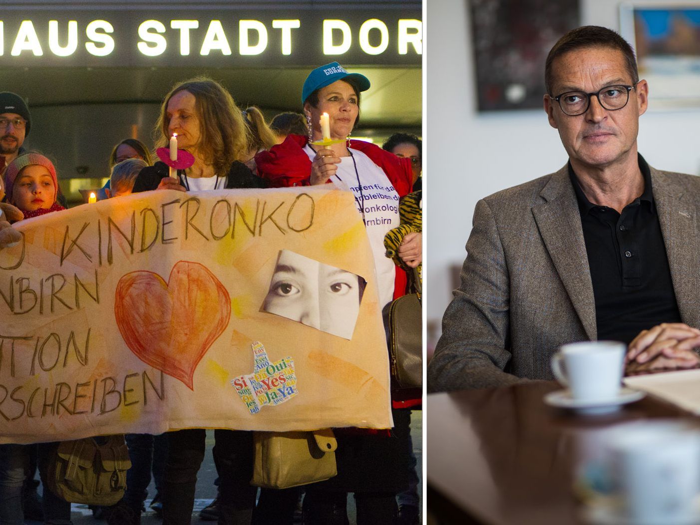 Elterninitiative und Bernhard treffen am 22.10. aufeinander.