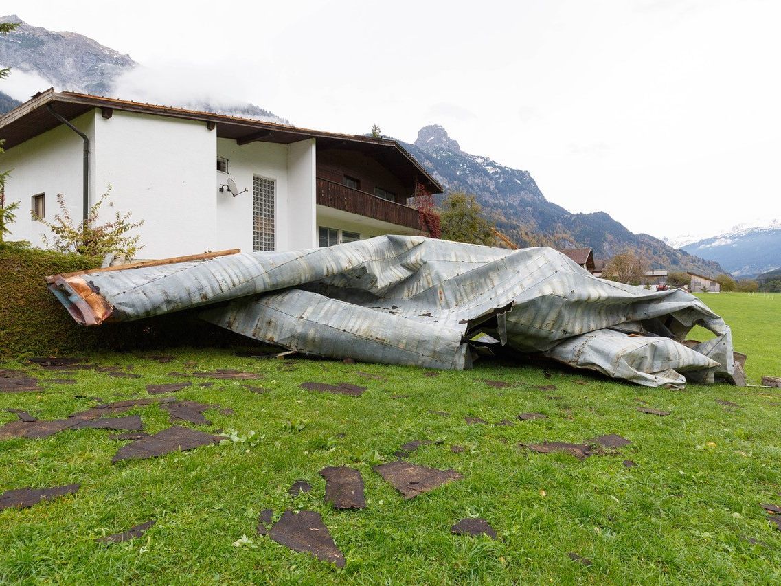 Sturmschaden in Innerbraz.