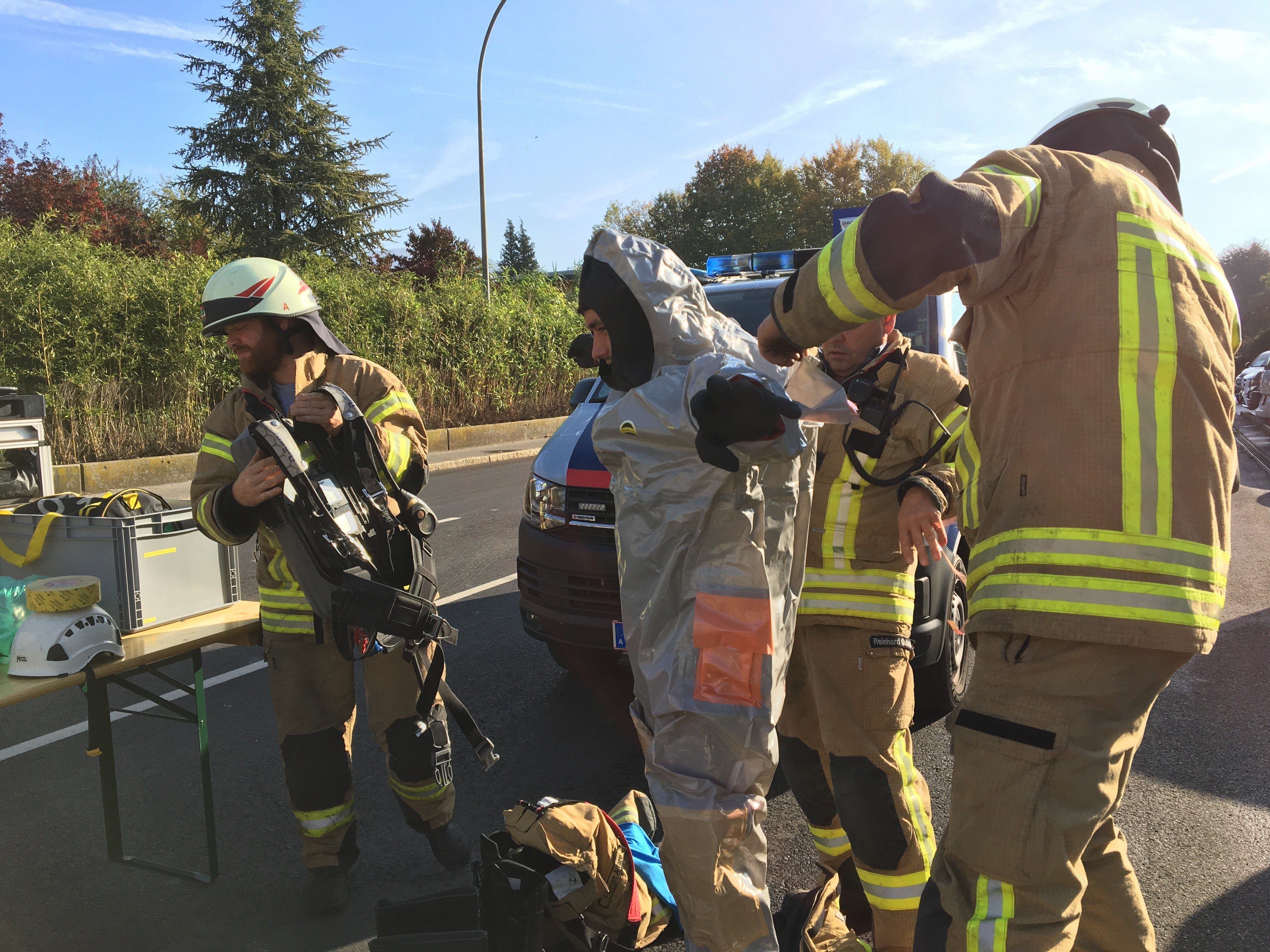 Großeinsatz in Hard