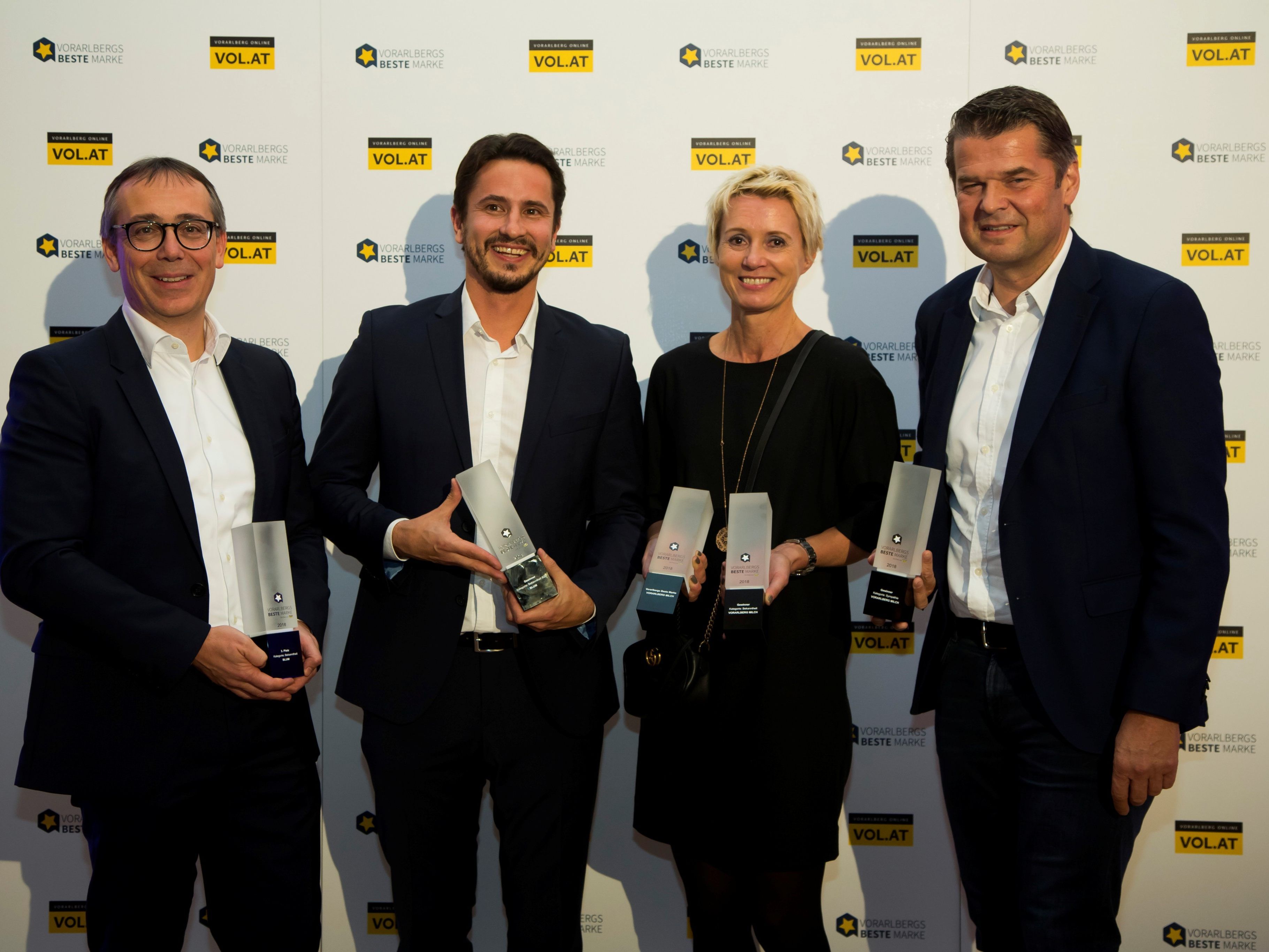 Die Gewinner des Awards "Vorarlbergs beste Marken".