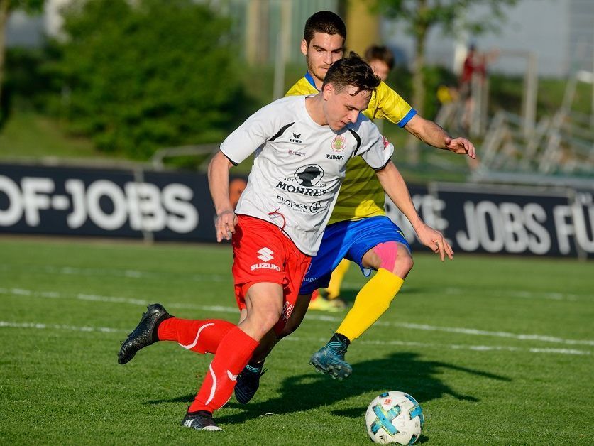 Lukas Fridrikas möchte sich auch im Derby gegen Hohenems durchsetzen