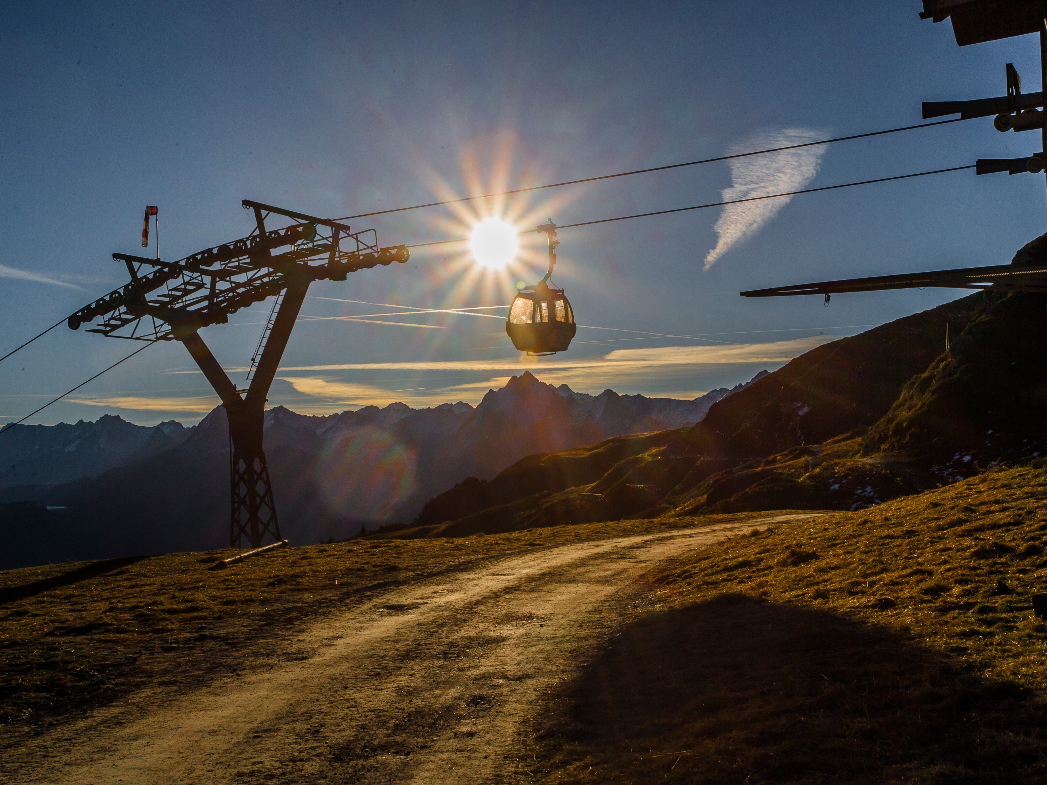 Die Kapazität der Seilbahnen ging 2018 leicht zurück.