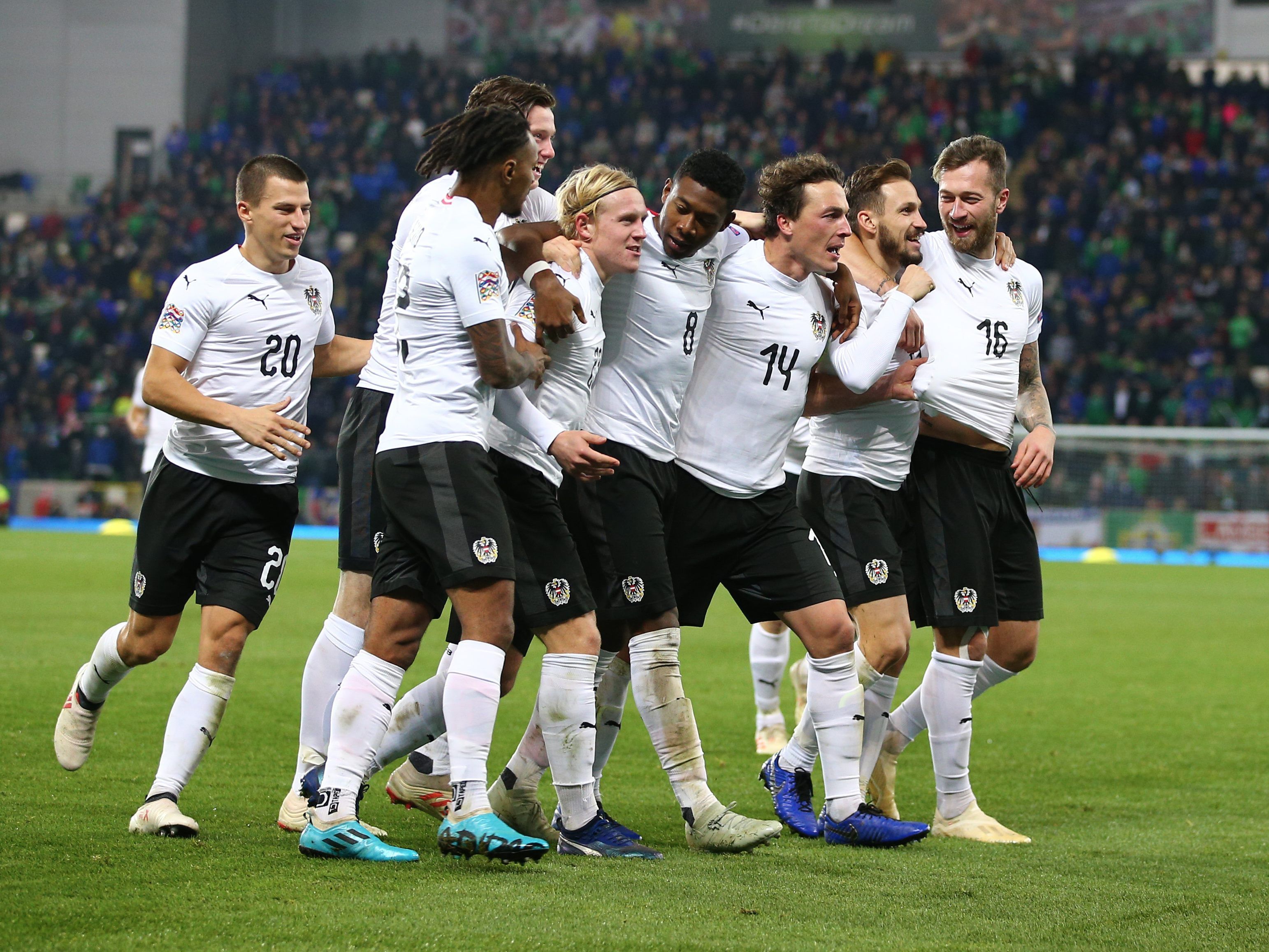 Österreich durfte zum Abschluss der Nations League noch einmal jubeln.