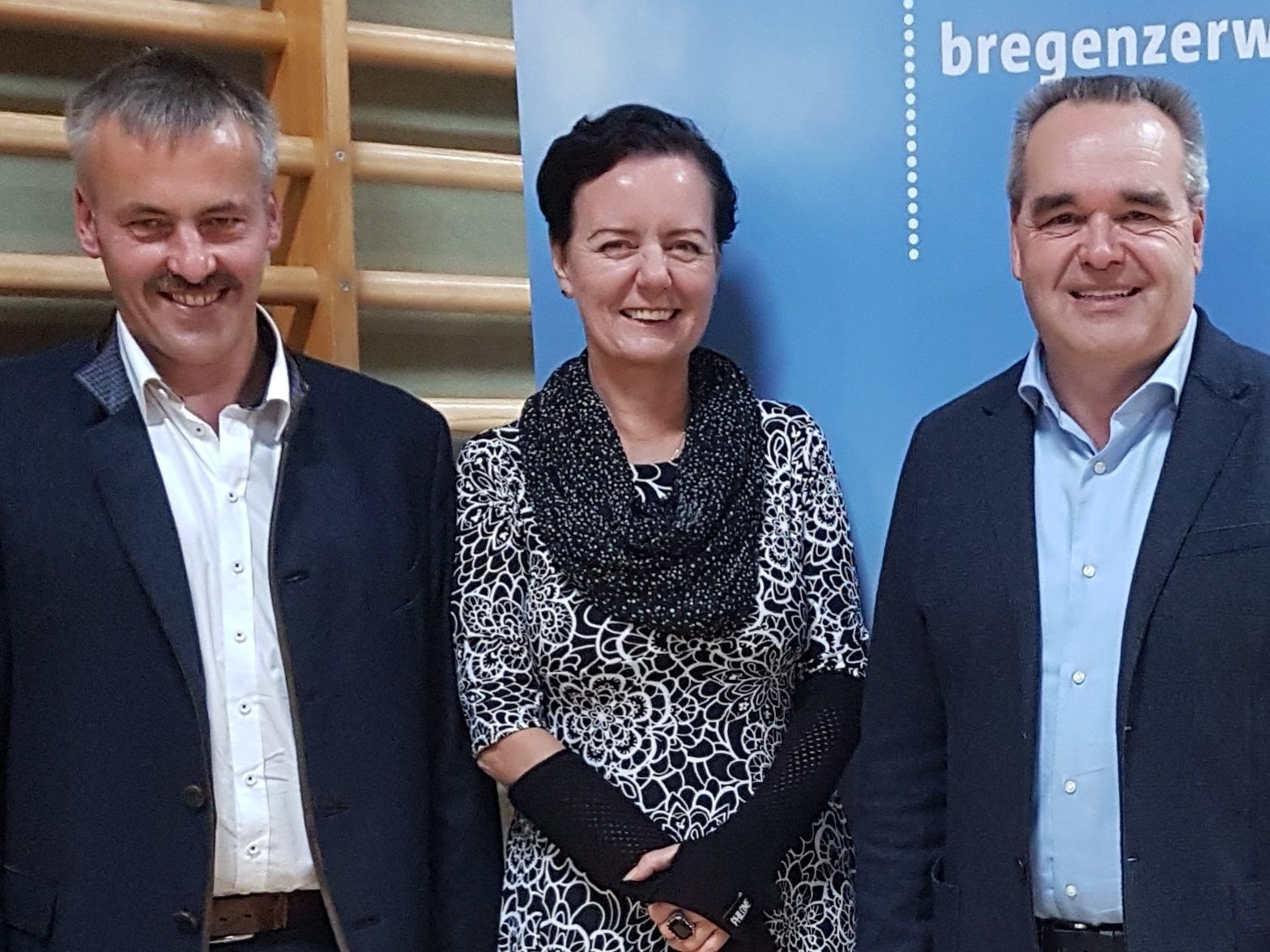 Bgm. Martin Bereuter, GF Herlinde Moosbrugger und Obmann Helmut Blank © Bregenzerwald Tourismus