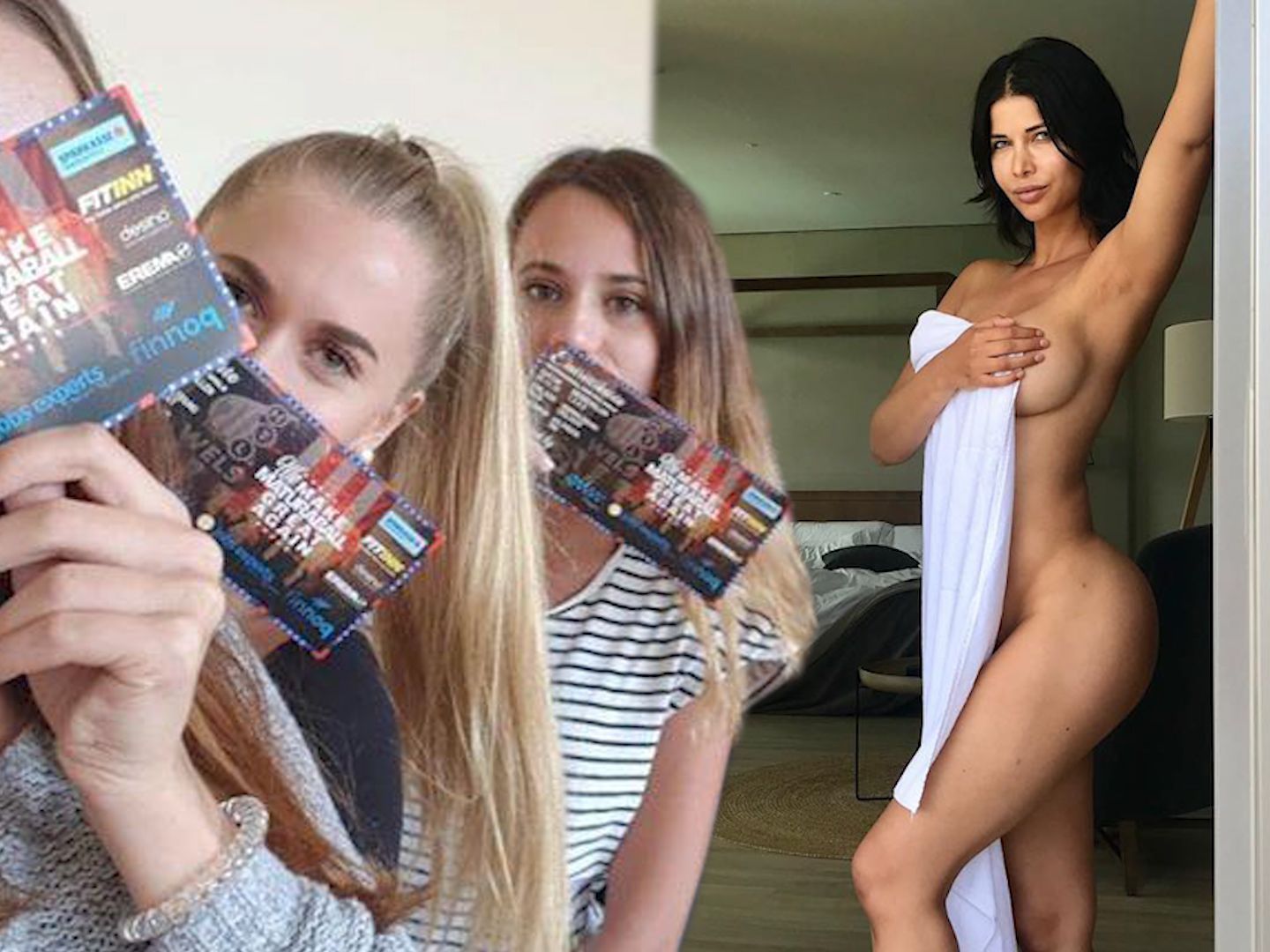 Erotikmodel Micaela Schäfer strippte in Disco-Halle