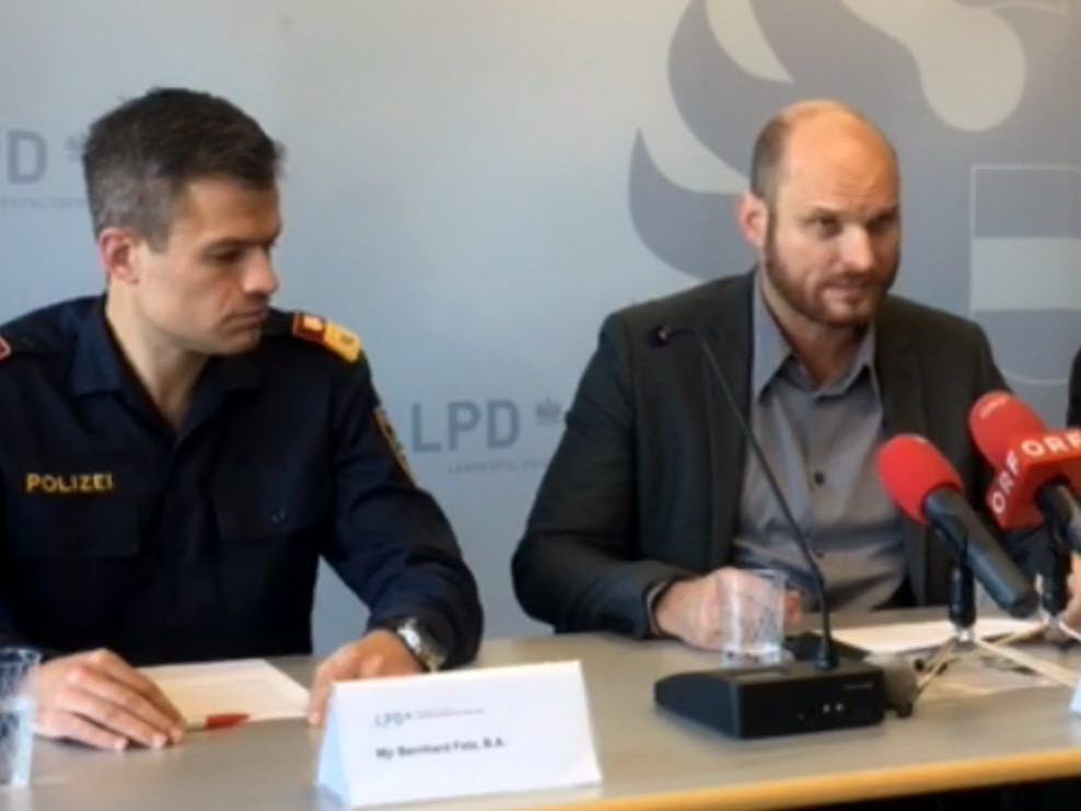 Pressekonferenz der Polizei