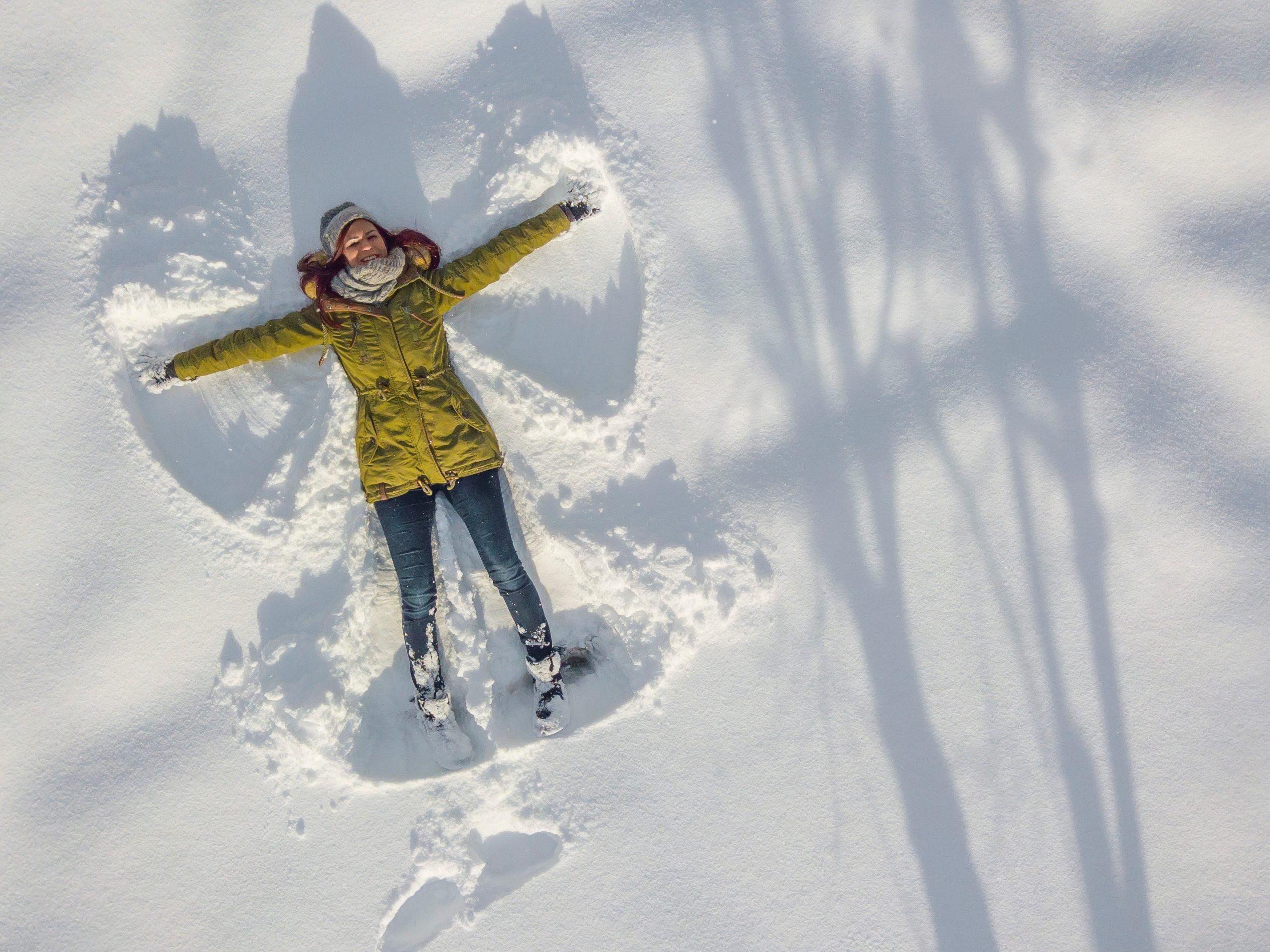 Können wir auch im Tal bald schon Schneeengel machen?