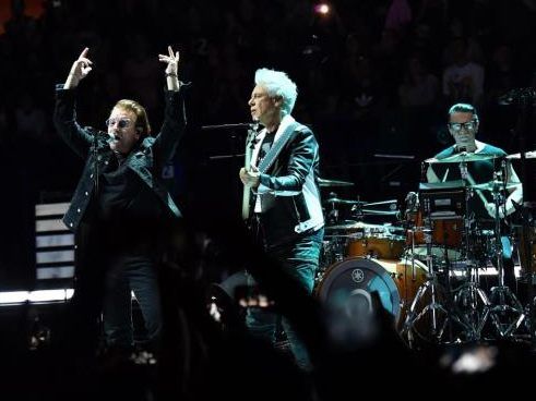 Die irischen Rocker U2 stehen an der Spitze der bestbezahlten Musiker.