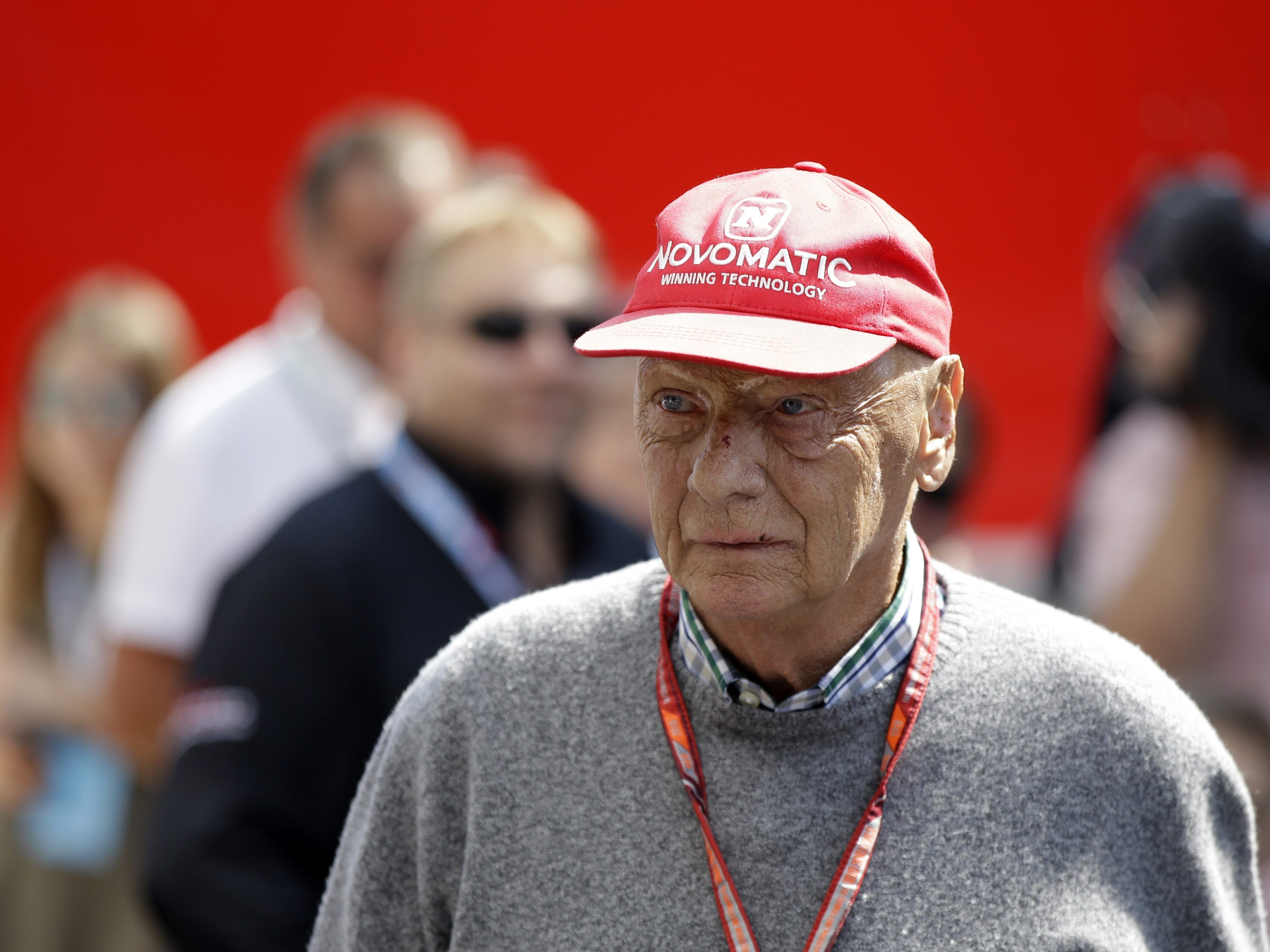 Niki Lauda hatte sich im August einer Lungentransplantation unterziehen müssen.
