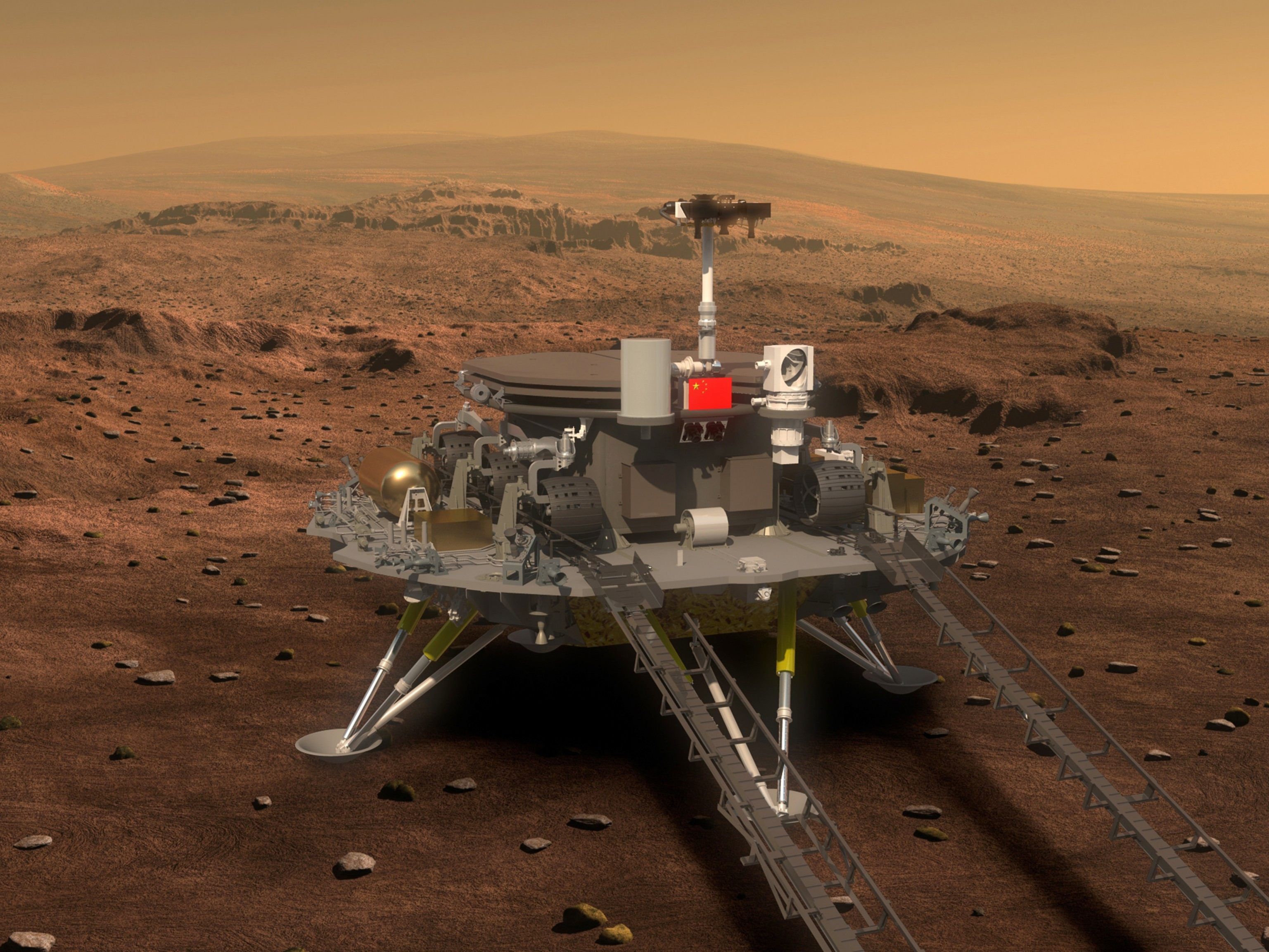 Die NASA konnte erstmals Windgeräusche auf dem Mars aufnehmen.