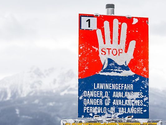 Die Lawinengefahr ist weiterhin groß