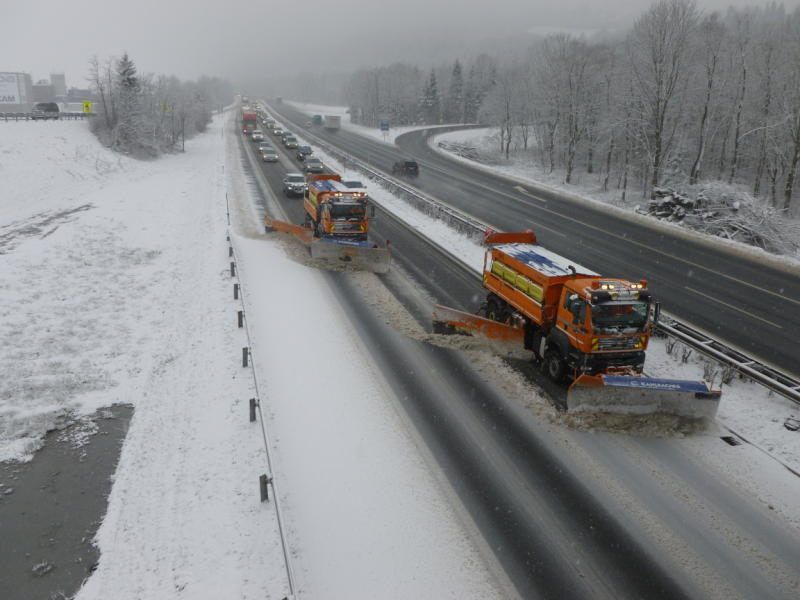 1,3 Millionen-Schneepflug-Kilometer