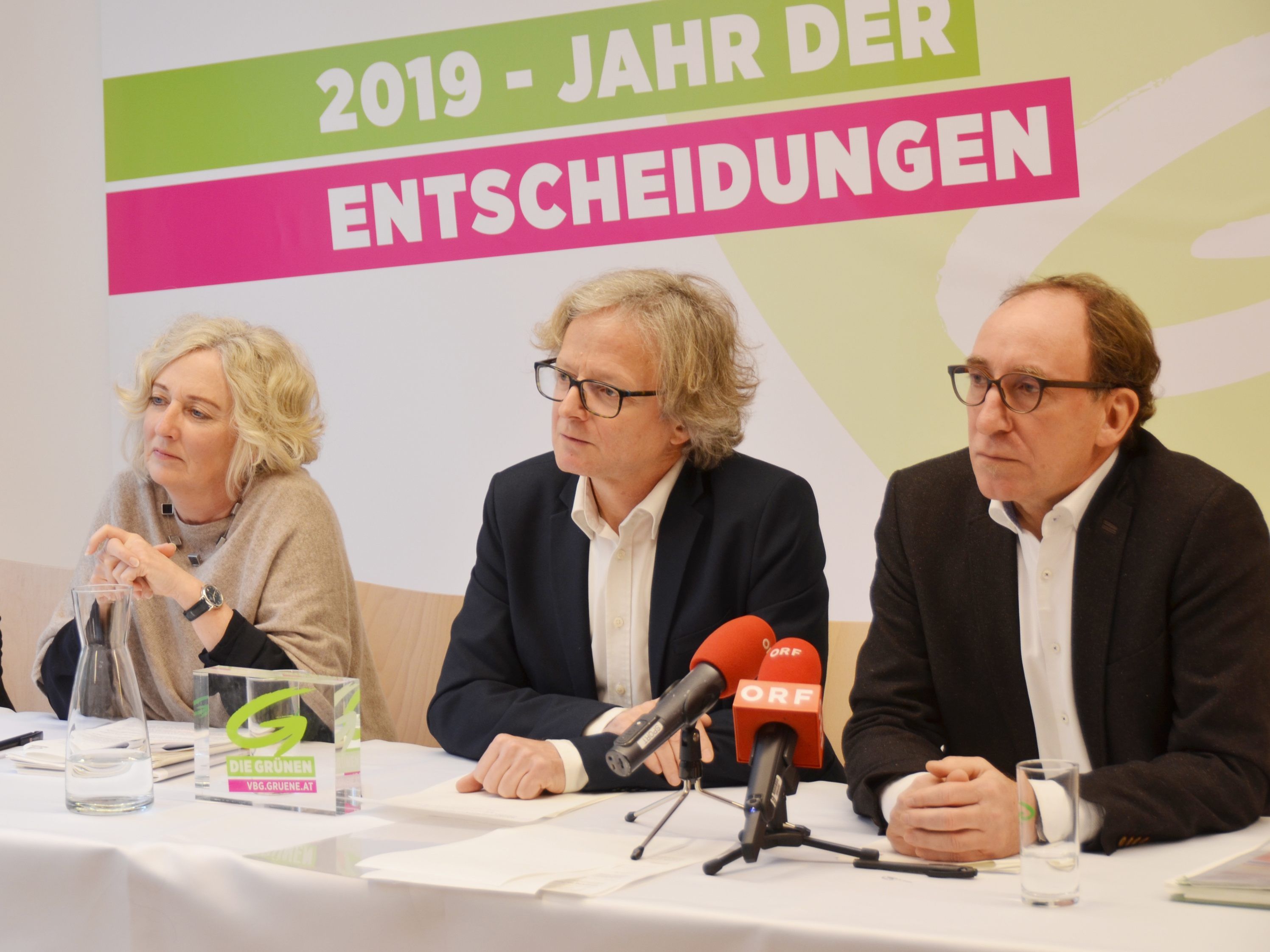 Die Grünen sehen 2019 als "Jahr der Richtungsentscheidung".