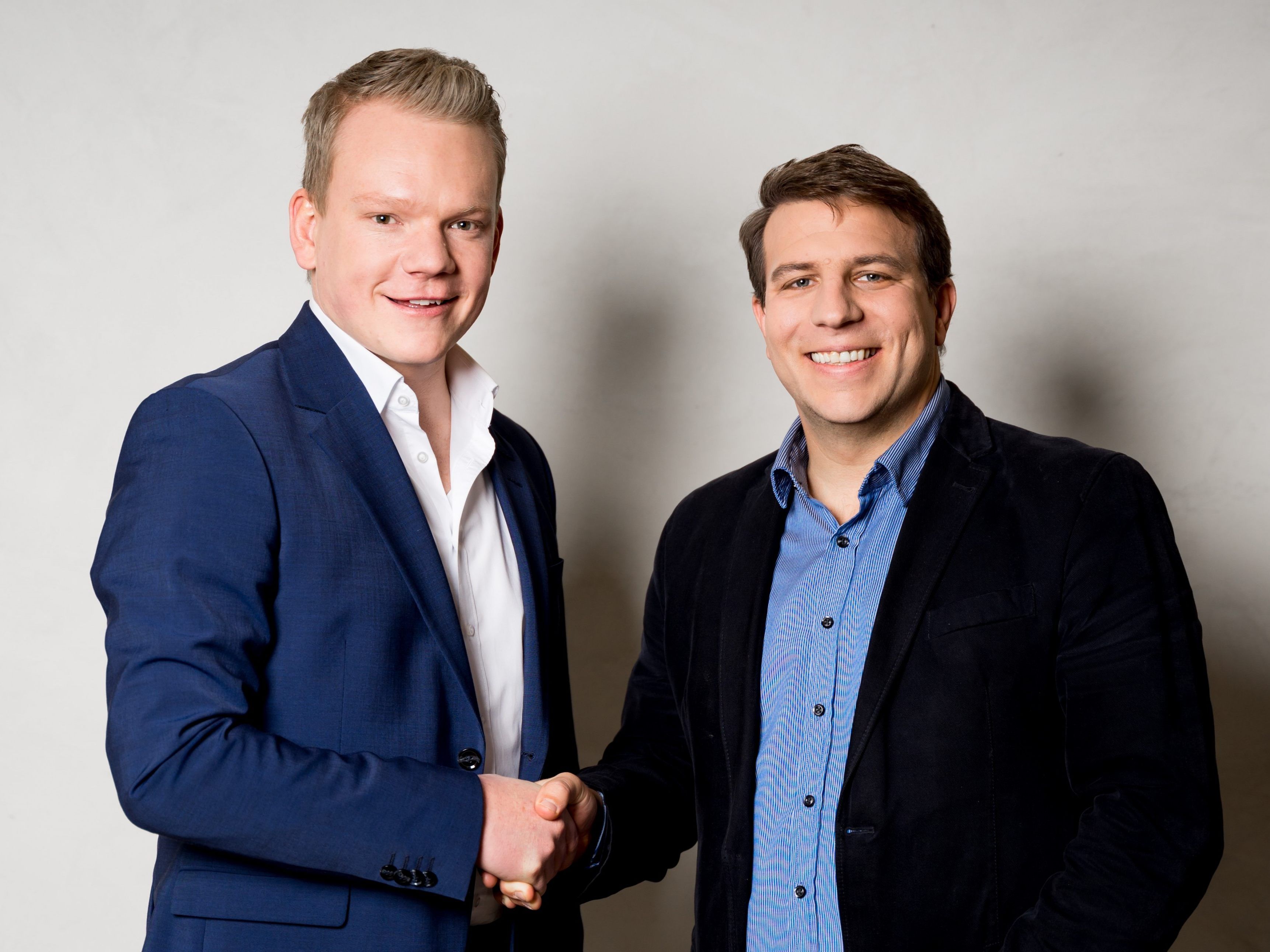 FPÖ-Landesobmann Christof Bitschi und der FPÖ-Spitzenkandidat zur AK-Wahl, Michael Koschat