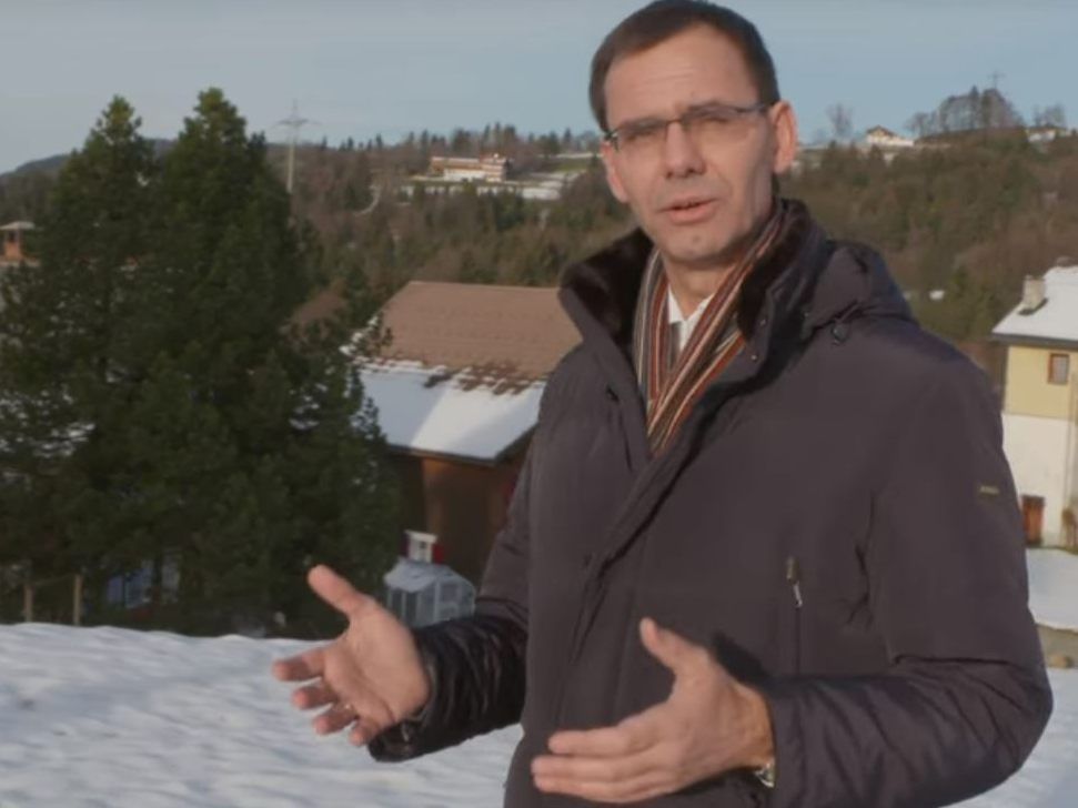 Vorarlbergs Landeshauptmann Markus Wallner bei seiner Neujahrsansprache 2019.
