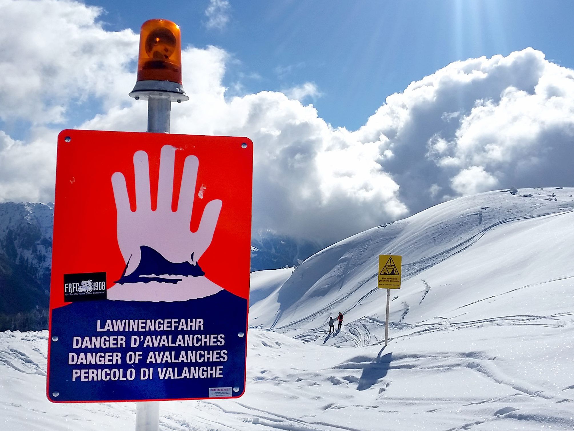 Akteull ist die Lawinengefahr in Vorarlberg nur gering bis mäßig.