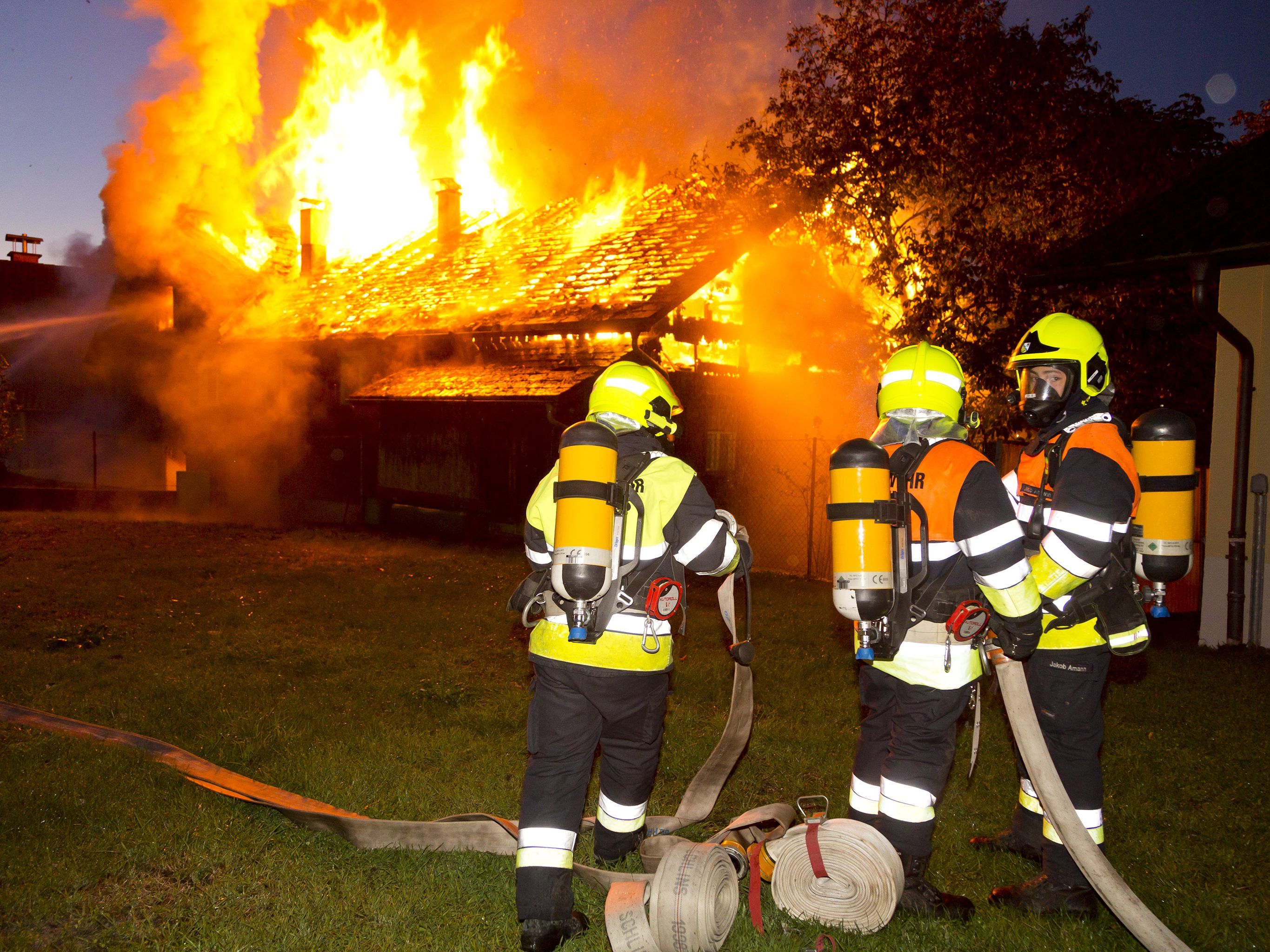 Wohnhausbrand in Satteins