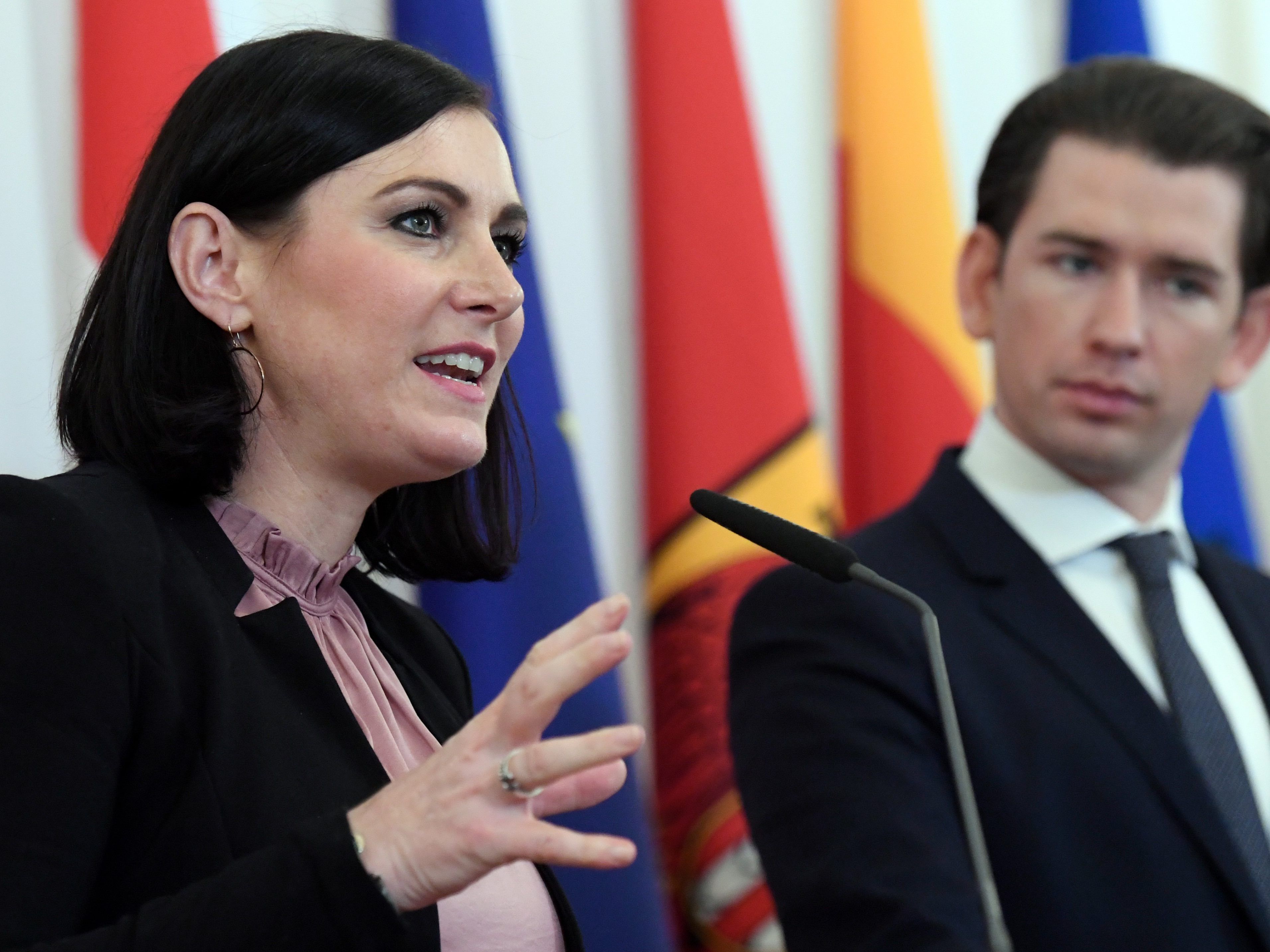 Umweltminiterin Elisabeth Köstinger und Bundeskanzler Sebastian Kurz laden zum "Plastik-Gipfel".