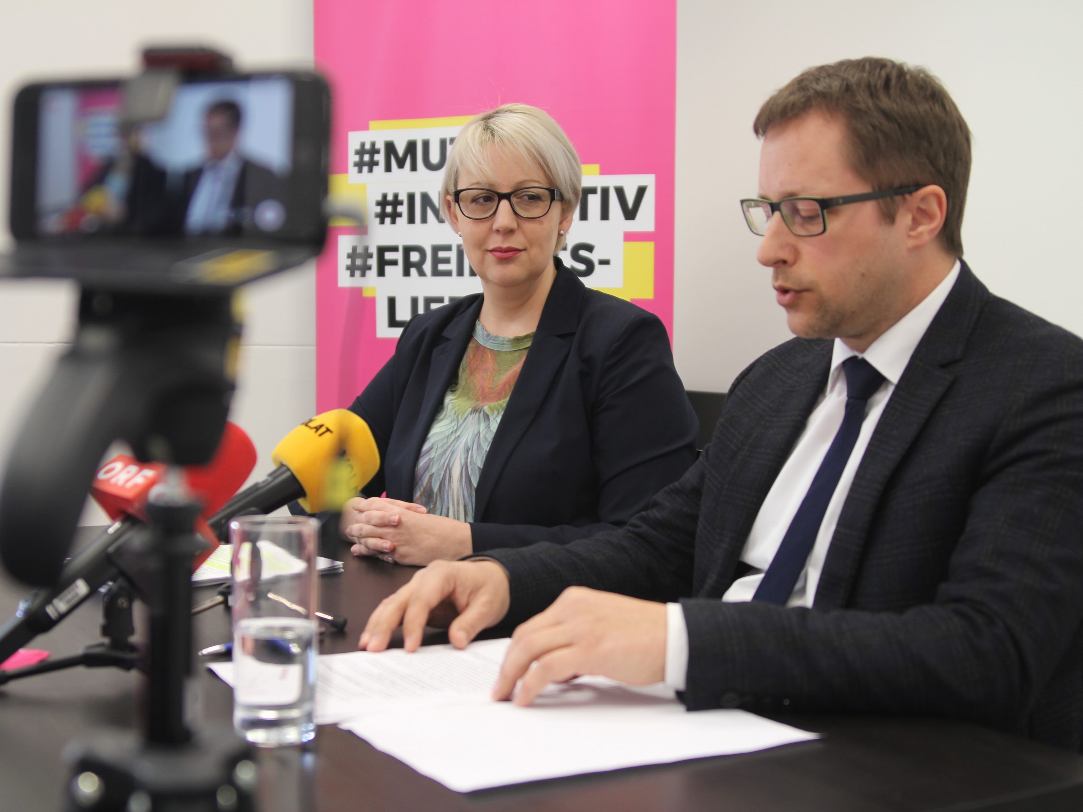Pressekonferenz der NEOS