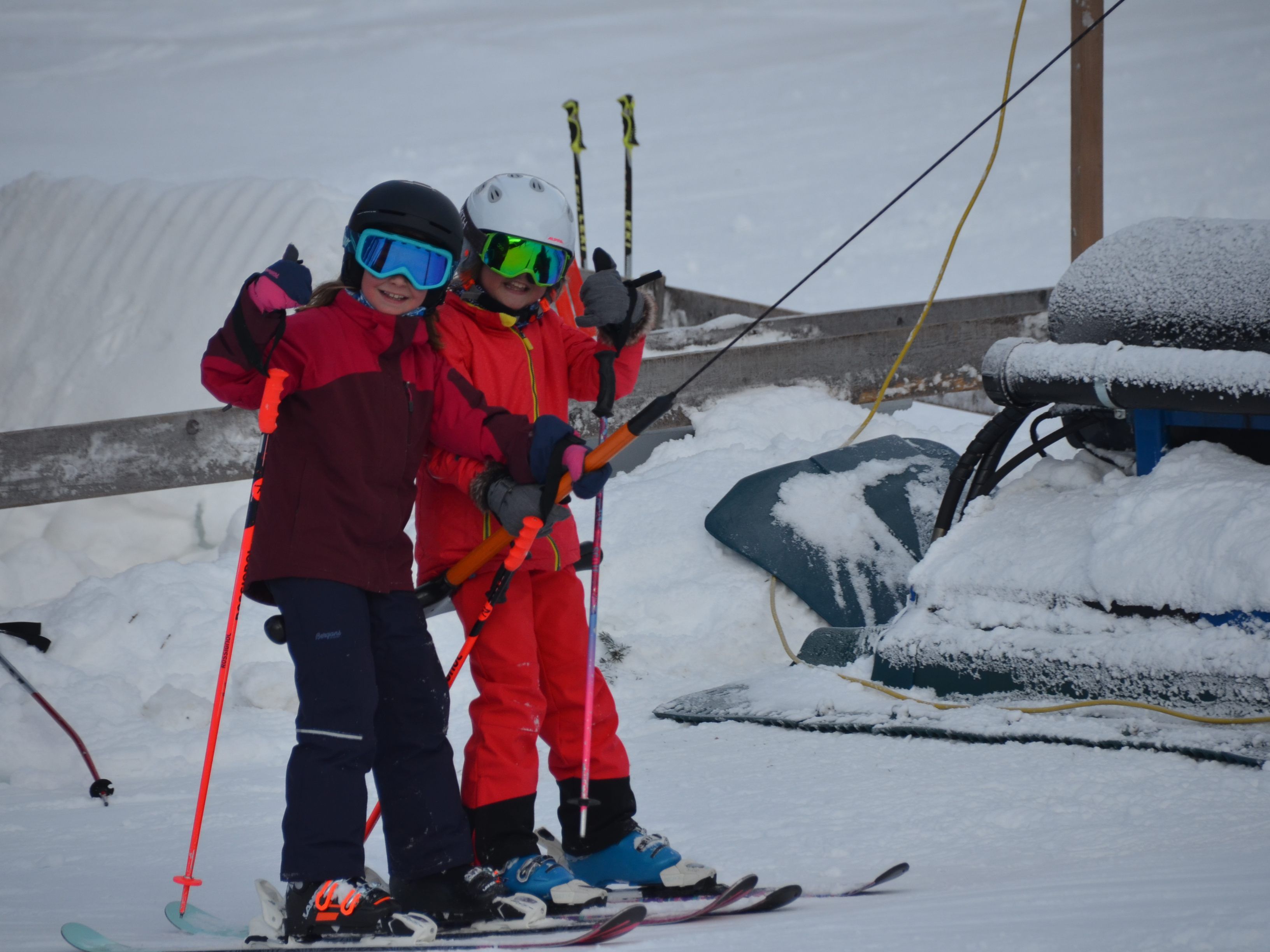 Der Paluda-Lift wird von vielen Kindern genutzt, um Skifahren zu lernen.