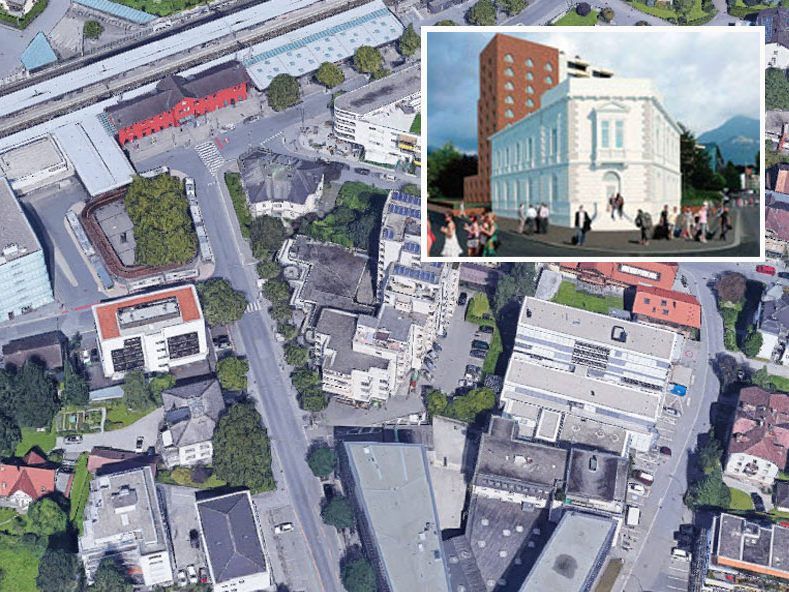 Das Hotel "the flint Dornbirn" besteht aus einem Neubau und einer damit verbundenen Villa unter Denkmalschutz.