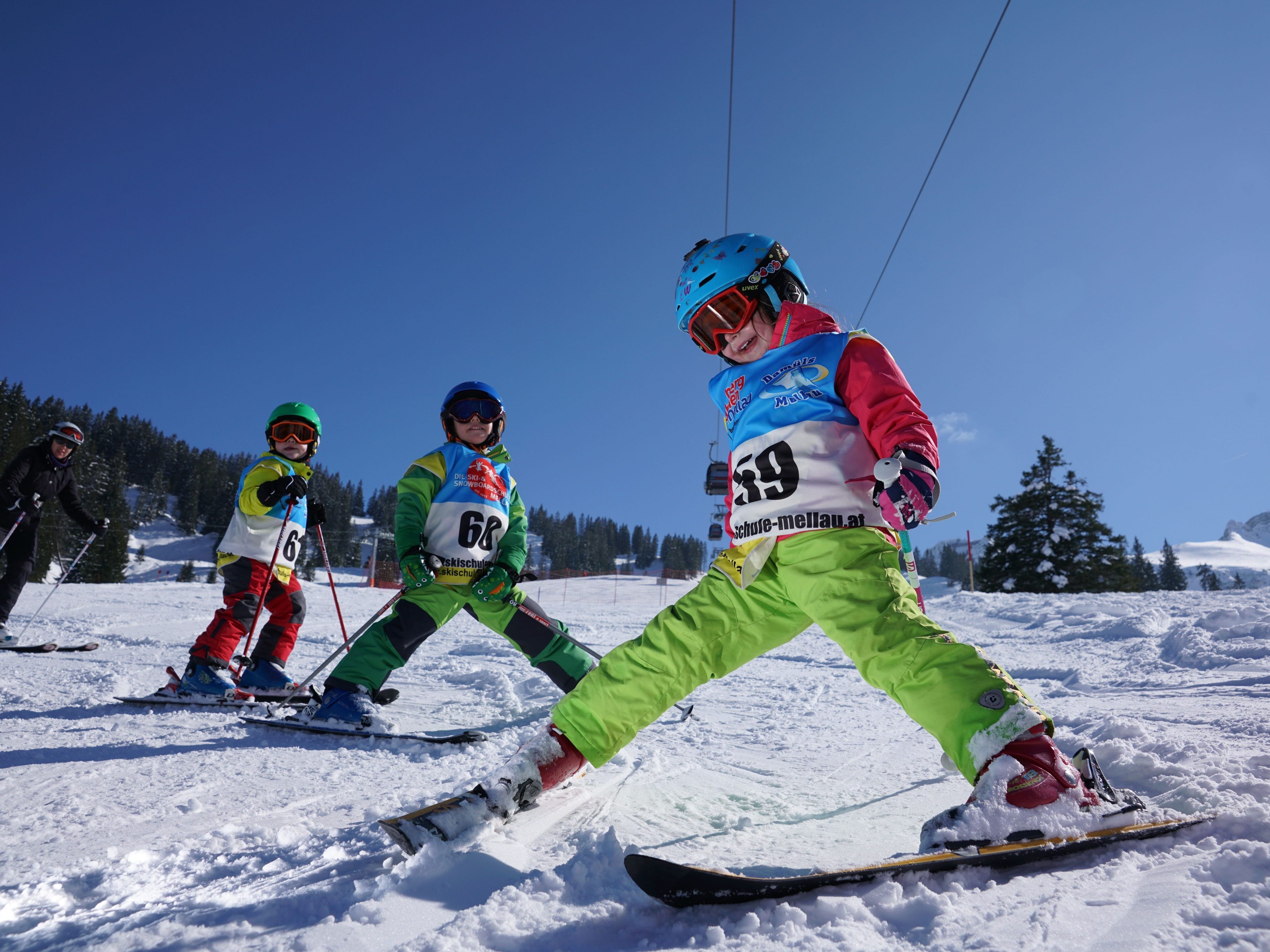 Immer weniger Schulen gehen mit ihrem Schülern Ski fahren.