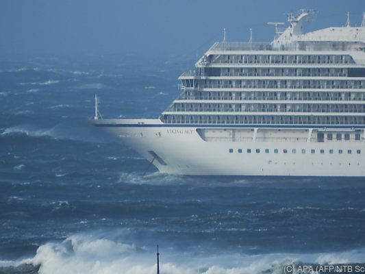 Das Kreuzfahrtschiff war in Seenot geraten