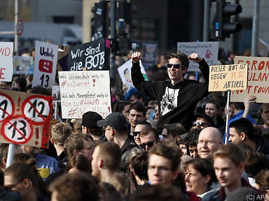 Gegen die Copyright-Reform regte sich bisher viel Protest